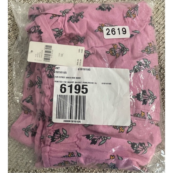Anthropologie Pink Floral Belted Shorts NWT Size XL - Picture 10 of 13